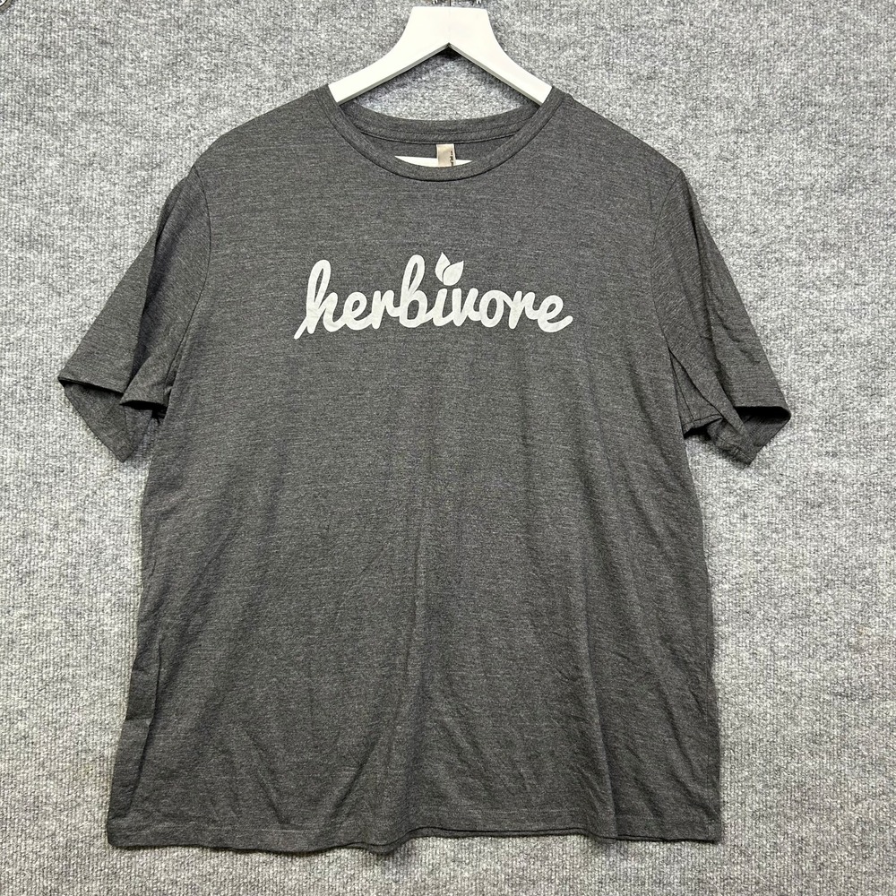 Thread Tank Herbivore T-Shirt Women's Charcoal Gray Relaxed USA Made - 2XL
